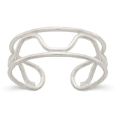 Sterling Silver Wave Toe Ring